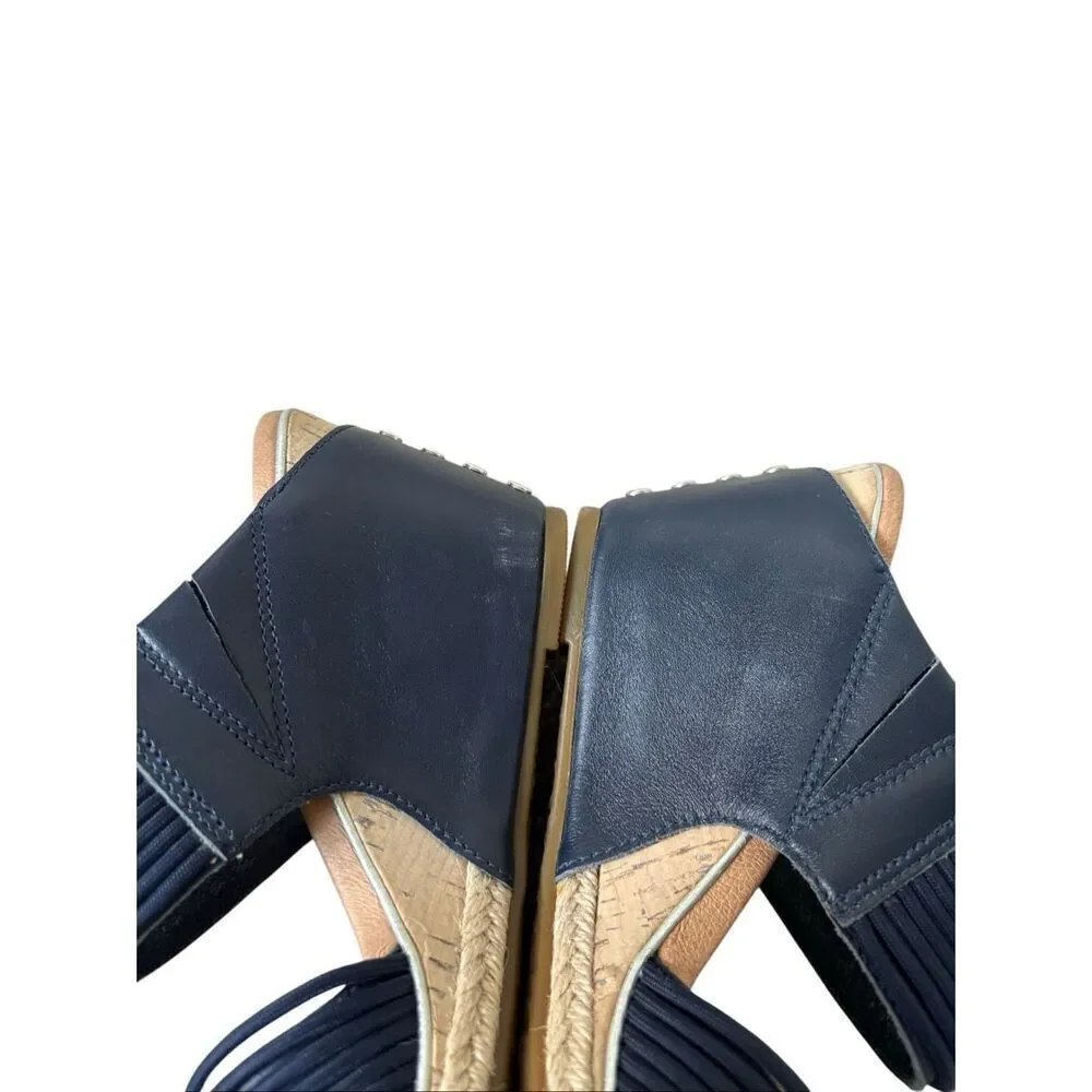Ugg Australia Hilarie  Racing Stripe‎ Sandals Wedge Size 7